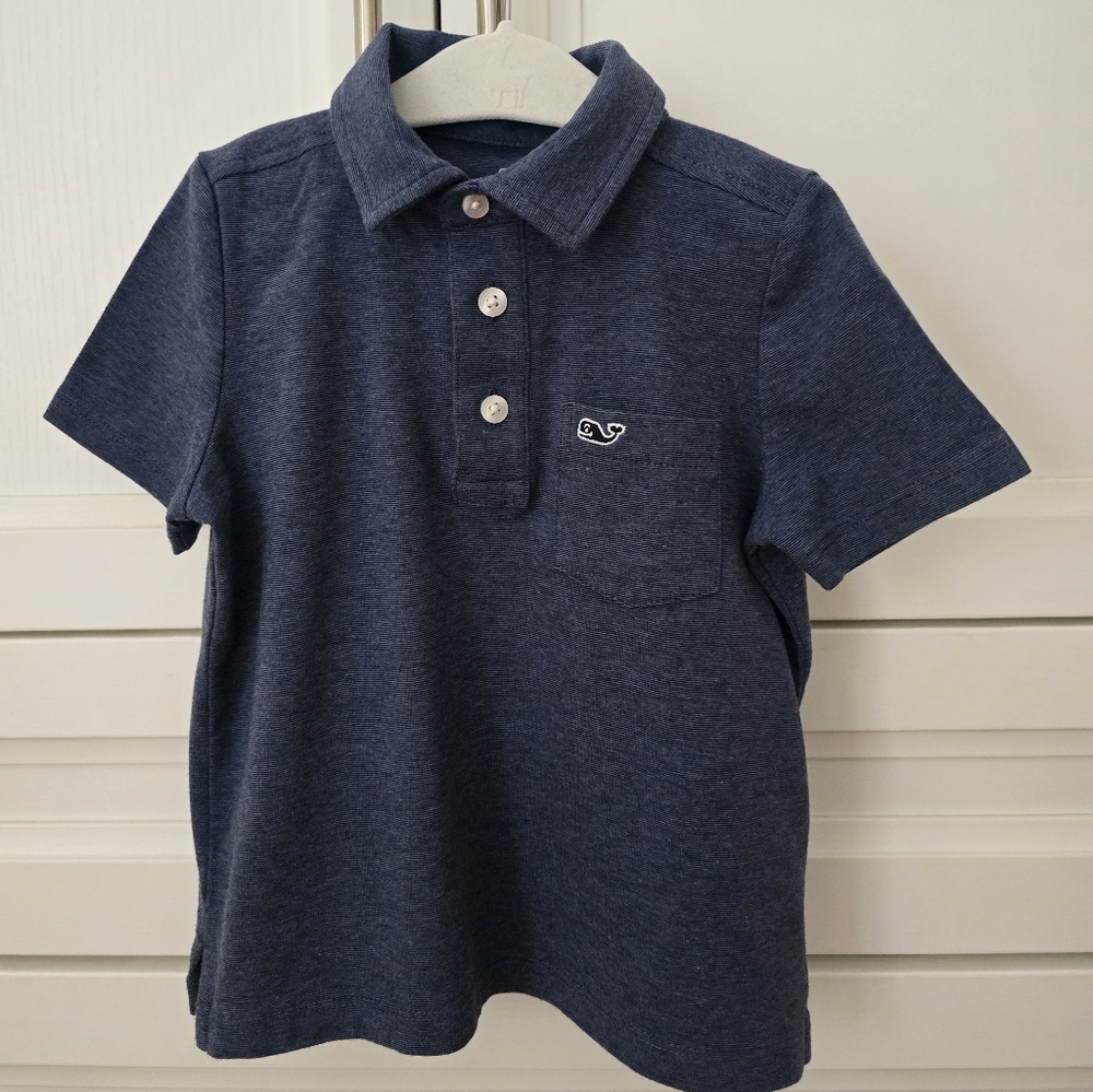 Vineyard Vines Dark Blue Kids Polo 3T